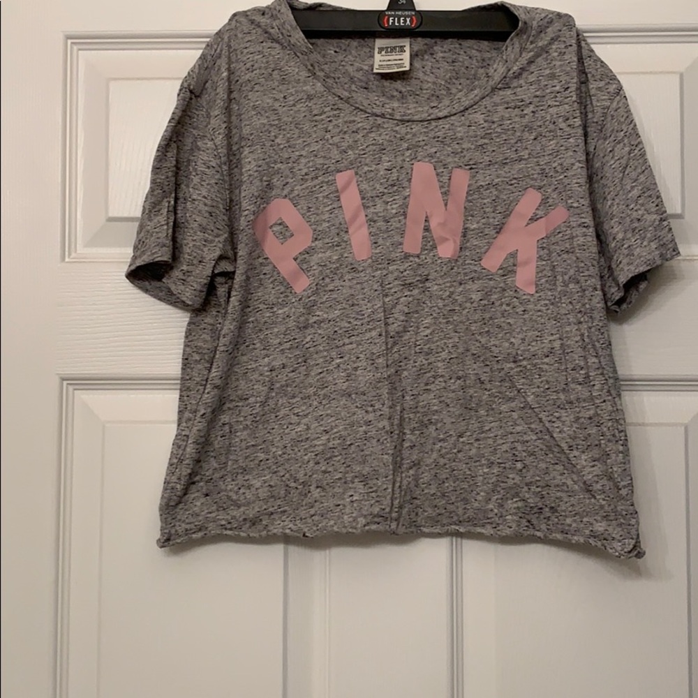 Pink crop top